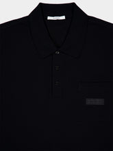 Givenchy Black Cotton Polo with Patch