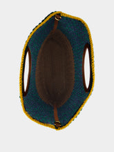 Marni Brown Knotty Wool Crochet Clutch Bag