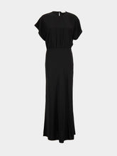 Matteau Black Bias Midi Tee Dress