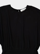 Matteau Black Bias Midi Tee Dress