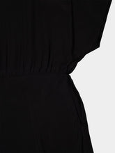 Matteau Black Bias Midi Tee Dress