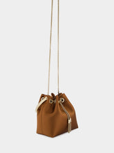 Jimmy Choo Bronze Satin Bon Bon Handbag