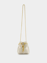 Jimmy Choo Champagne Bon Bon Gold Bucket Bag