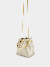 Jimmy Choo Champagne Bon Bon Gold Bucket Bag