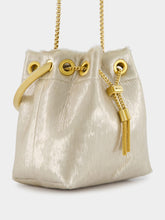 Jimmy Choo Champagne Bon Bon Gold Bucket Bag