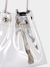 Jimmy Choo Silver Bon Bon Mirror Mini Bag