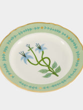 Bitossi Green Flower Dessert Plate