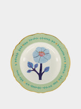 Bitossi Green Flower Soup/Pasta Plate