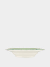 Bitossi Green Flower Soup/Pasta Plate
