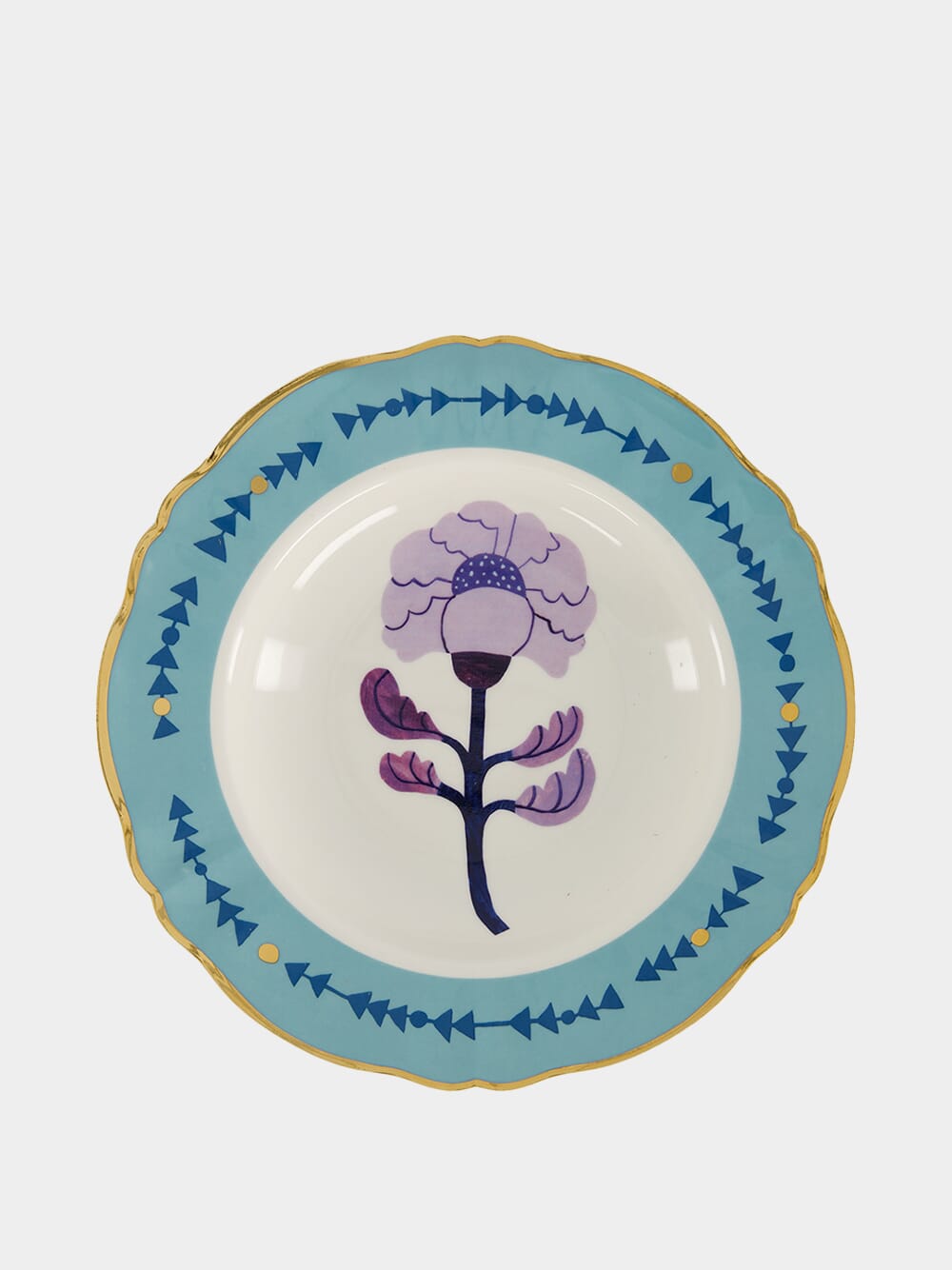 Botanical Art Soup Plate