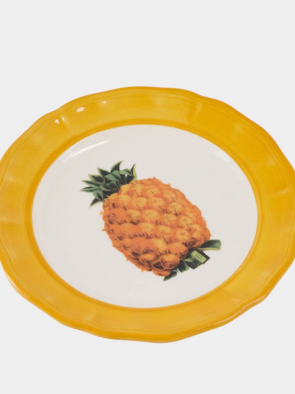 Botanical Pineapple Dessert Plate