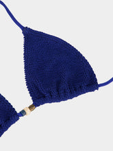 Bond-Eye Navy Ingrid Beaded Triangle Top