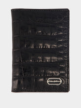 Dolce & Gabbana Black Alligator Leather Wallet