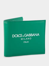 Dolce & Gabbana Logo-Print Leather Wallet