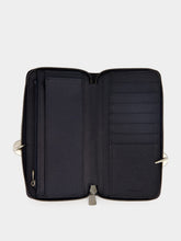 Dolce & Gabbana Night Blue Crocodile Leather Zip Wallet