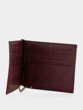 Dolce & Gabbana Burgundy Caiman Leather Bifold Wallet