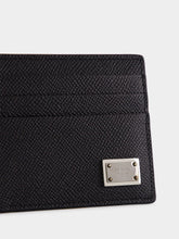Dolce & Gabbana Dauphine-Print Calfskin Card Holder