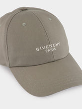 Givenchy Salvia Green Paris Embroidered Cap