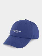 Givenchy Blue Embroidered Cotton Cap