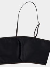 Tom Ford Black Stretch Satin Bandeau Bralette