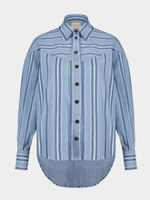 Paula Brenda Denim Stripes Overshirt