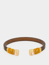 Gas Bijoux Sarina Terracotta and Gold Cuff Bracelet