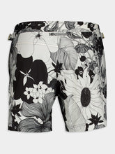 Tom Ford Monochrome Floral Swim Shorts