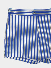 Tom Ford Blue and White Striped Swim Shorts