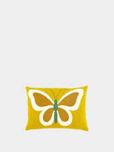 Lindell & Co Yellow Butterfly Cushion