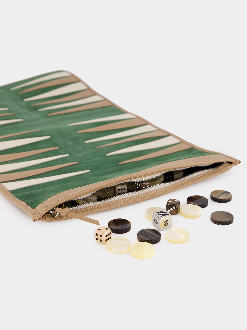 Victor Basilico Velvet Travel Backgammon