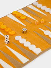 Hector Saxe Paris Orange Travel Backgammon Set