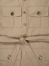 Givenchy Taupe Safari Poplin Dress