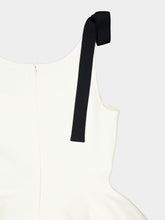 Givenchy White Compact Knit Midi Dress with Bows