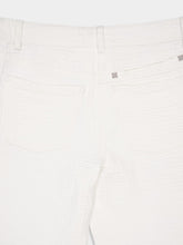 Givenchy White Mid-Waist Straight-Leg Denim Trousers