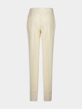 Givenchy Ivory Wool Straight-Leg Tailored Trousers