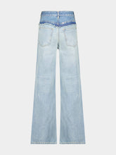 Givenchy Oversized Jeans In Mixed Denim
