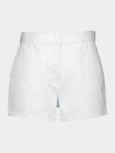 Givenchy Slim Fit White Denim Shorts