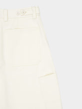 Givenchy Ivory Cropped Cocoon Cargo Pants