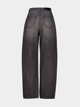 Givenchy Dark Grey Washed Five-Pocket Jeans