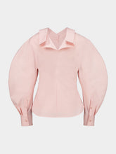 Givenchy Silk Pink Slashed Shirt in Poplin