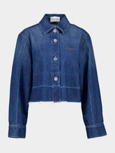 Givenchy Medium Blue Denim Shirt with Raw Hem