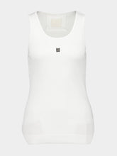 Givenchy White Slim Fit Tank Top