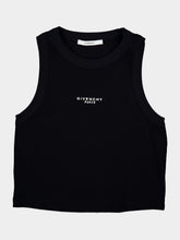 Givenchy Black Cropped Tank Top