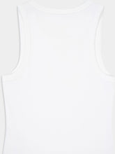 Givenchy White Slim Fit Tank Top with Stamp