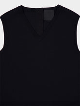 Givenchy Black Sleeveless V-Neck Gilet