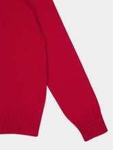 Givenchy Deep Red Wool Cashmere Turtleneck Sweater