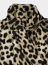 Givenchy Beige Leopard Jacquard Cocoon Coat