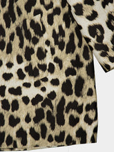 Givenchy Beige Leopard Jacquard Cocoon Coat