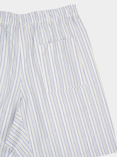 Marni Light Blue Striped Poplin Bermuda Shorts