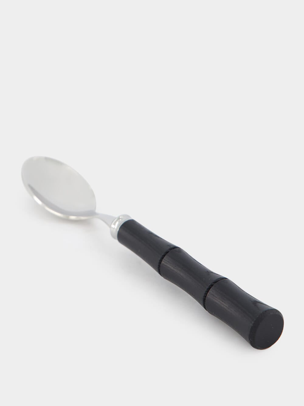 Byblos Bamboo Black Demitasse Spoon